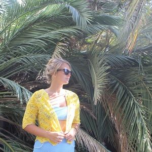 Vintage Homemade Crotchet Cardigan